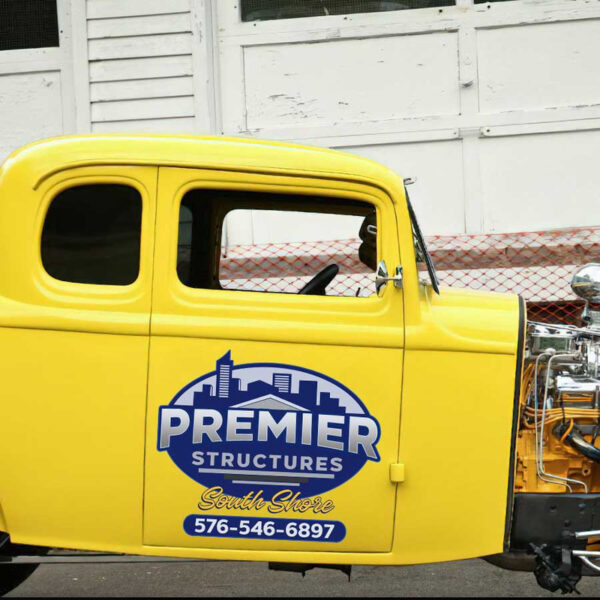 personalized company sign vehicle lettering truck graphics sticker 13549 - Image 3