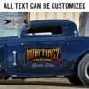 personalized trucking company sign trailer decal transport company sign sticker 13552