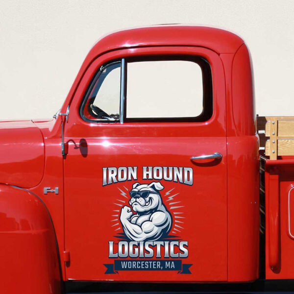 personalized logistic company lettering sign sign truck graphix trucking lettering pisbull logistic sticker 13560 - Image 3