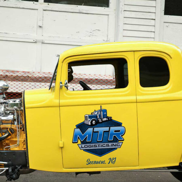 personalized logistic company truck graphics company sign vehicle lettering sticker 13563 - Image 3