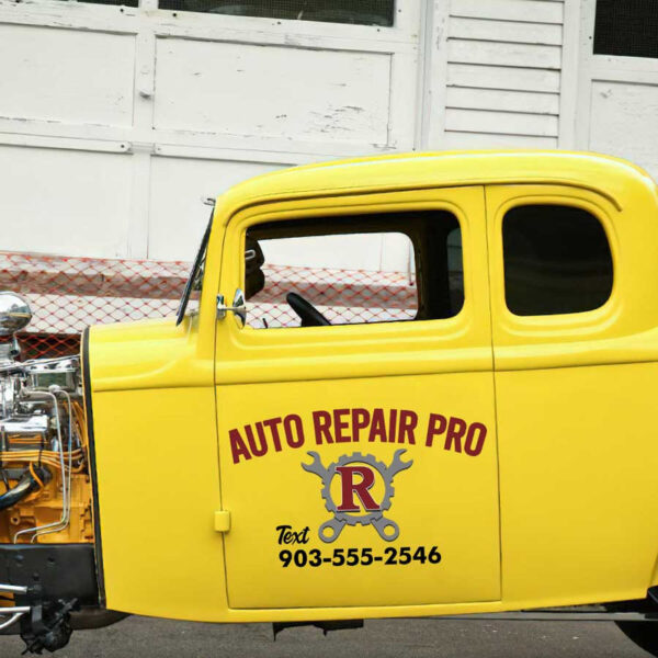 personalized wrench and gear head garage repair garage sign kustom kulture sticker 13565 - Image 3