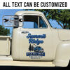 personalized truck graphics hauling company sign vehicle lettering sticker 13574