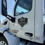 personalized transport company lettering sign logistic company sign truck graphics sticker 13495