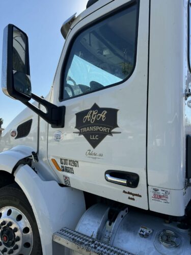 personalized transport company lettering sign logistic company sign truck graphics sticker 13495 photo review