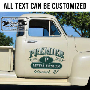 personalized vehicle lettering pinstriping truck graphic sticker 13585
