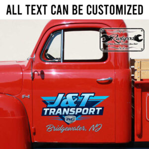 personalized transport company sign truck graphics logistic company sign truck lettering sticker 13597