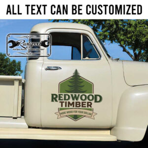 personalized woodworking timber joinery lettering carpenter logo vehicle lettering sticker 13603