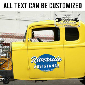 personalized company logo vehicle lettering sign writing sticker 13606