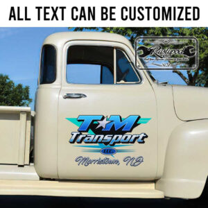 personalized transport company sign truck graphics logistic company sign truck lettering sticker 13619