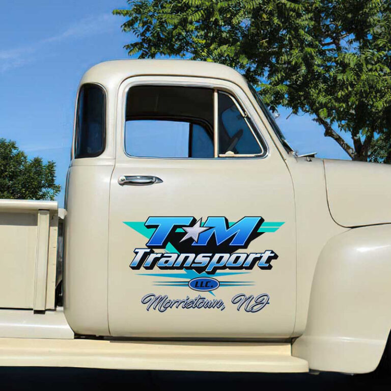 Transportation Lettering Graphics personalized transport company sign truck graphics logistic company ...