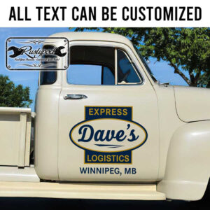 personalized logistic company truck graphics company sign vehicle lettering vehicle ttering sticker 13634