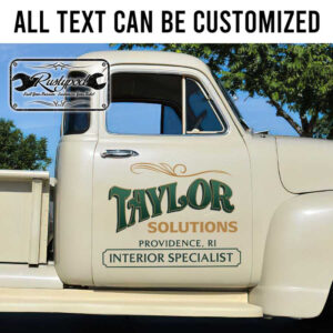 personalized interior specialist company lettering pinstriping sign vehicle lettering sticker 13638