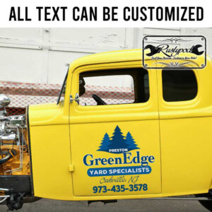 personalized arbor care service lettering landscape company lettering tree service company logo sticker 13647