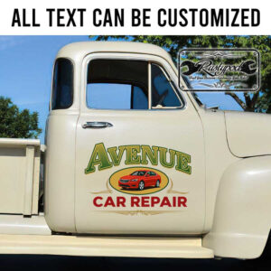 personalized car repair garage lettering company sign vehicle lettering car grapghics sticker 13656