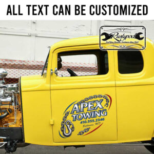 personalized towing company sign recovery garage sign truck graphics vehicle lettering sticker 13668