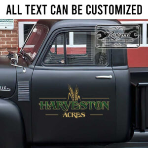 personalized acres lettering farm sign ranch sign agricuture family sign sticker 13669