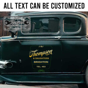 personalized truck graphics trailer lettering vehicle lettering farm sign sticker 13670