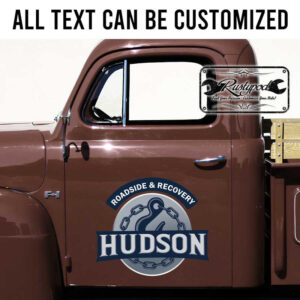 personalized towing company sign recovery garage sign truck graphics vehicle lettering sticker 13680