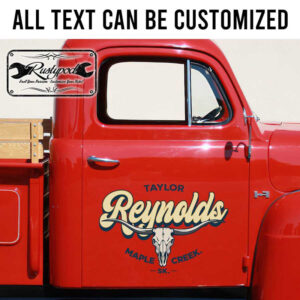 personalized car lettering decal farm sign ranch sign agriculture lettering tractor lettering sticker 13711