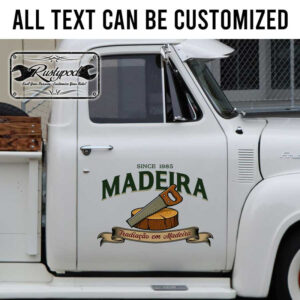 personalized woodworking lettering car decal carpenter lettering decal logging company lettering sticker 13748