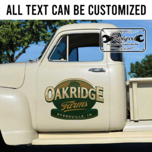 personalized farm truck lettering decal car lettering decal acres lettering sign sticker 13749