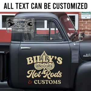 personalized ace pinstriping hot rod and custom lettering decal car lettering decal vehicle lettering sign writing sticker 13790