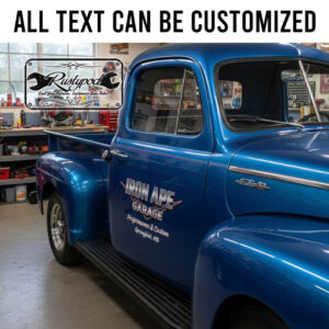 personalized v8 garage lettering decal car lettering door sign vehicle lettering performance garage sticker 13843