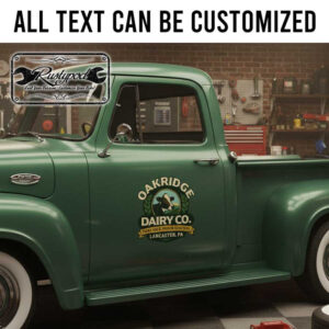 personalized dairy company sign farm sign vehicle lettering decal pure milk company sticker 13885