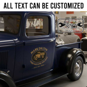 personalized contracting company sign decal home builder company lettering decal garage sticker 13907