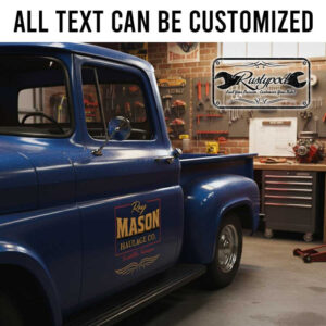 personalized truck graphics lettering decal company door sign decal pinstriping art decal hot rod sticker 13922