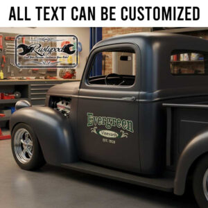 personalized truck graphics decal car lettering decal transport company lettering sign sticker 13948