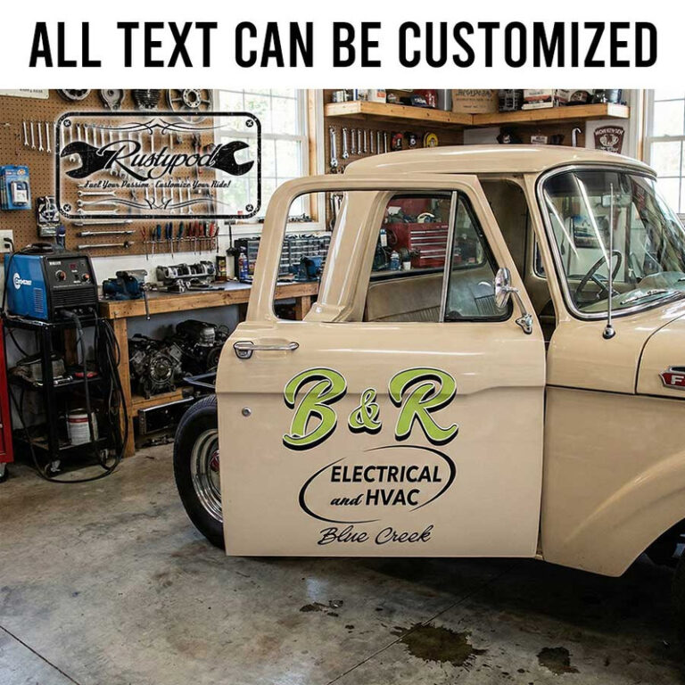 personalized vehicle lettering decal truck graphics lettering decal ...