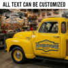 personalized truck graphics lettering decal company door sign decal pinstriping art decal hot rod sticker 13957
