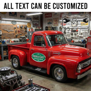 personalized logistic company door sign decal truck graphics decal car lettering sticker 13958