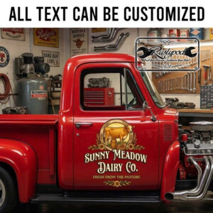 personalized dairy farm lettering deca agriculture lettering vehicle lettering decal truck graphics sticker 13976