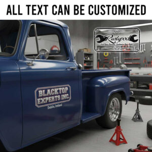 personalized vehicle lettering decal vehicle graphics decal company door sign sticker 14021