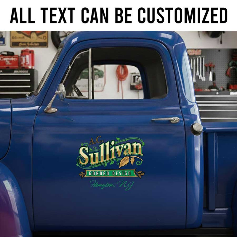 personalized car lettering decal truck grpahics decal handwriting sticker 14047