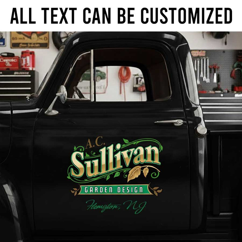 personalized car lettering decal truck grpahics decal handwriting sticker 14047 - Image 2