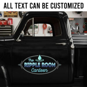 personalized plumbing company sign decal vehicle graphics decal kustom kulture sticker 14059