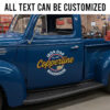 personalized bbq roadhouse lettering decal hot rod decal rat rod door art vehicle lettering decal sign writing sticker 14065