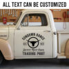 personalized farm lettering decal livestock ranch supply lettering decal sticker 14108
