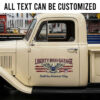 personalized america 250 sign decal car lettering decal shop truck lettering decal hot rod sign sticker 14118