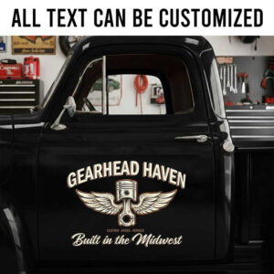 personalized piston and wings decal custom speed racing sticker 14126