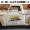 personalized truck graphics lettering decal transport company sign decal logistic company sign sticker 14135