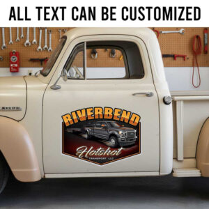 personalized recovery garage sign decal vehicle lettering decal truck graphics sticker 14162