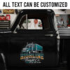 personalized truck graphics lettering decal freight company sign decal company logo sign sticker 14166