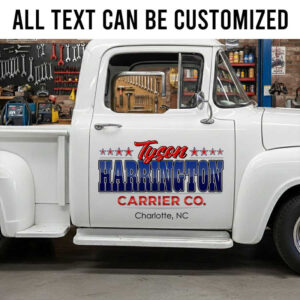 personalized truck graphics lettering decal vehicle lettering decal company door sign decal sticker 14170