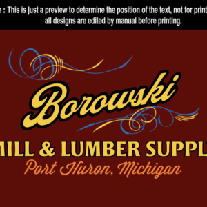 Extra payment Tad Borowski