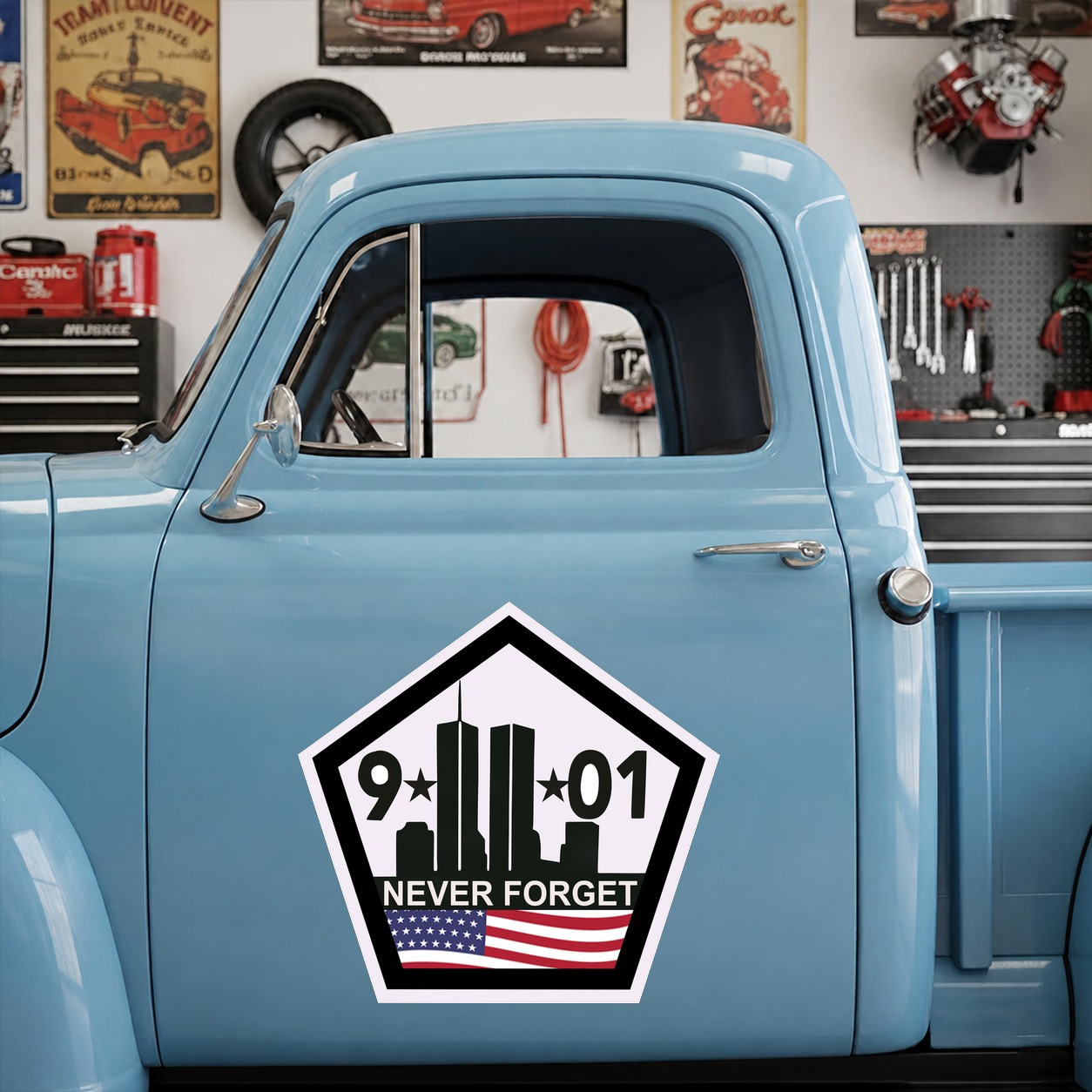 hot rod garage | I didn't built it hoping for your approval vinyl sticker 09913 - Image 6
