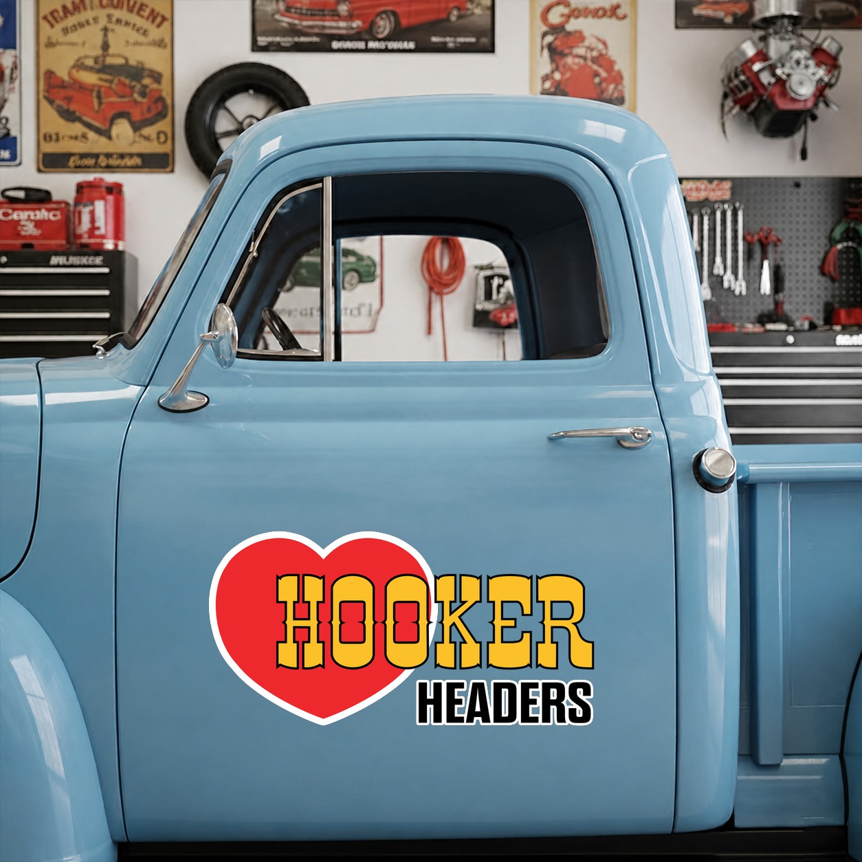 hooker headers vinyl sticker 10265 - Image 6